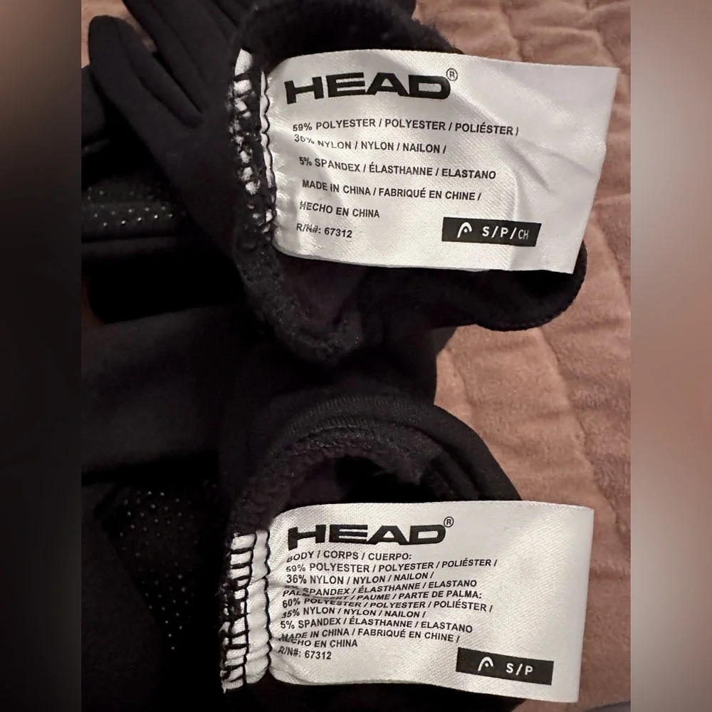 NEW HEAD Women’s Touchscreen Running Gloves winter driving gloves black size S